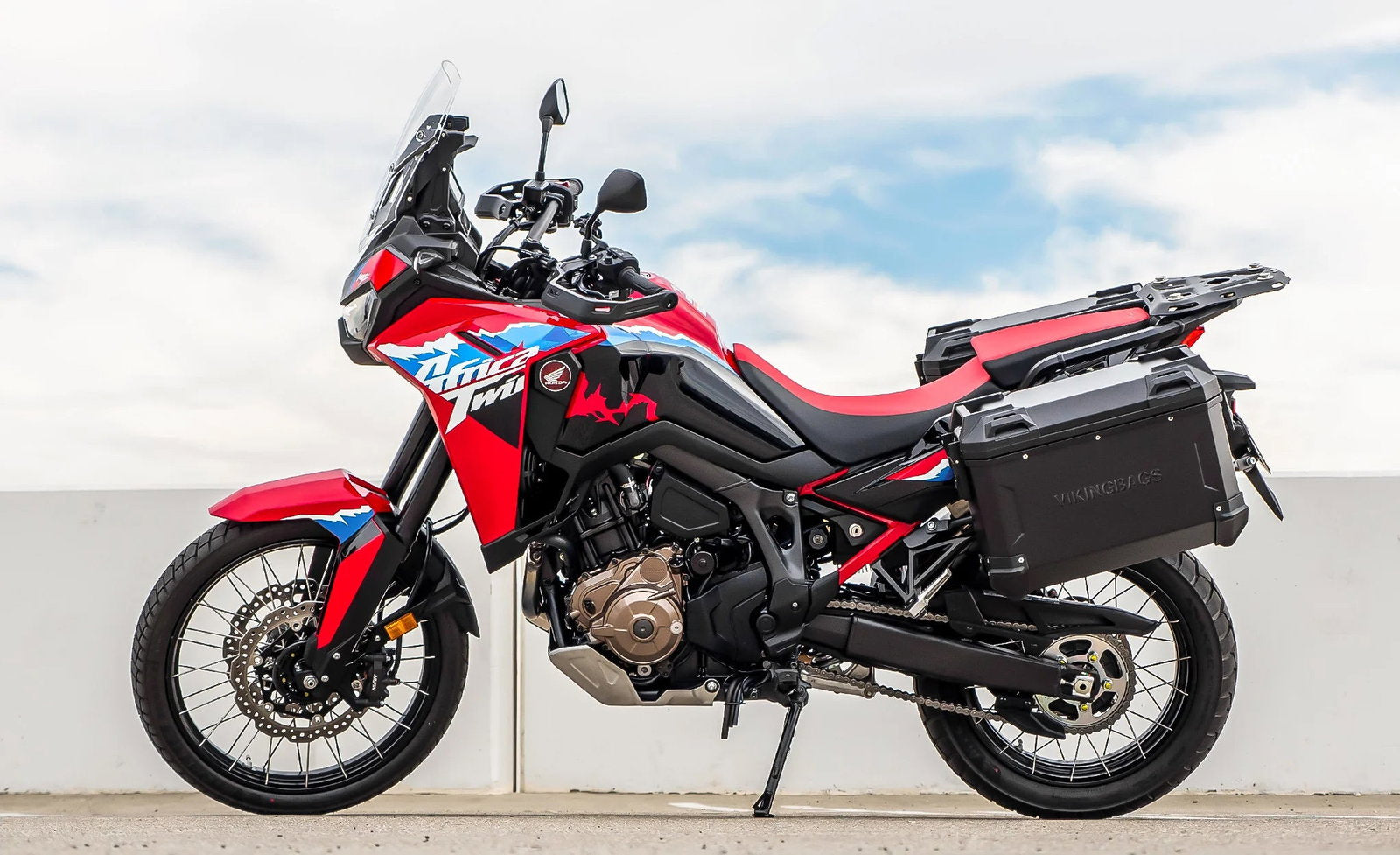 45L - Apex XL Honda CRF1100L Africa Twin ADV Sports ES Aluminum Side Cases Black