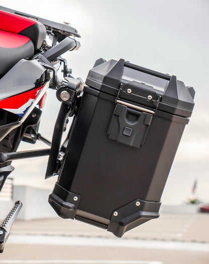 45L - Apex XL Honda CRF1100L Africa Twin ADV Sports ES Aluminum Side Cases Black