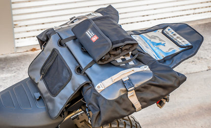 Viking Odyssey Adventure Touring Tool/Roll Bag w/ Rain Cover