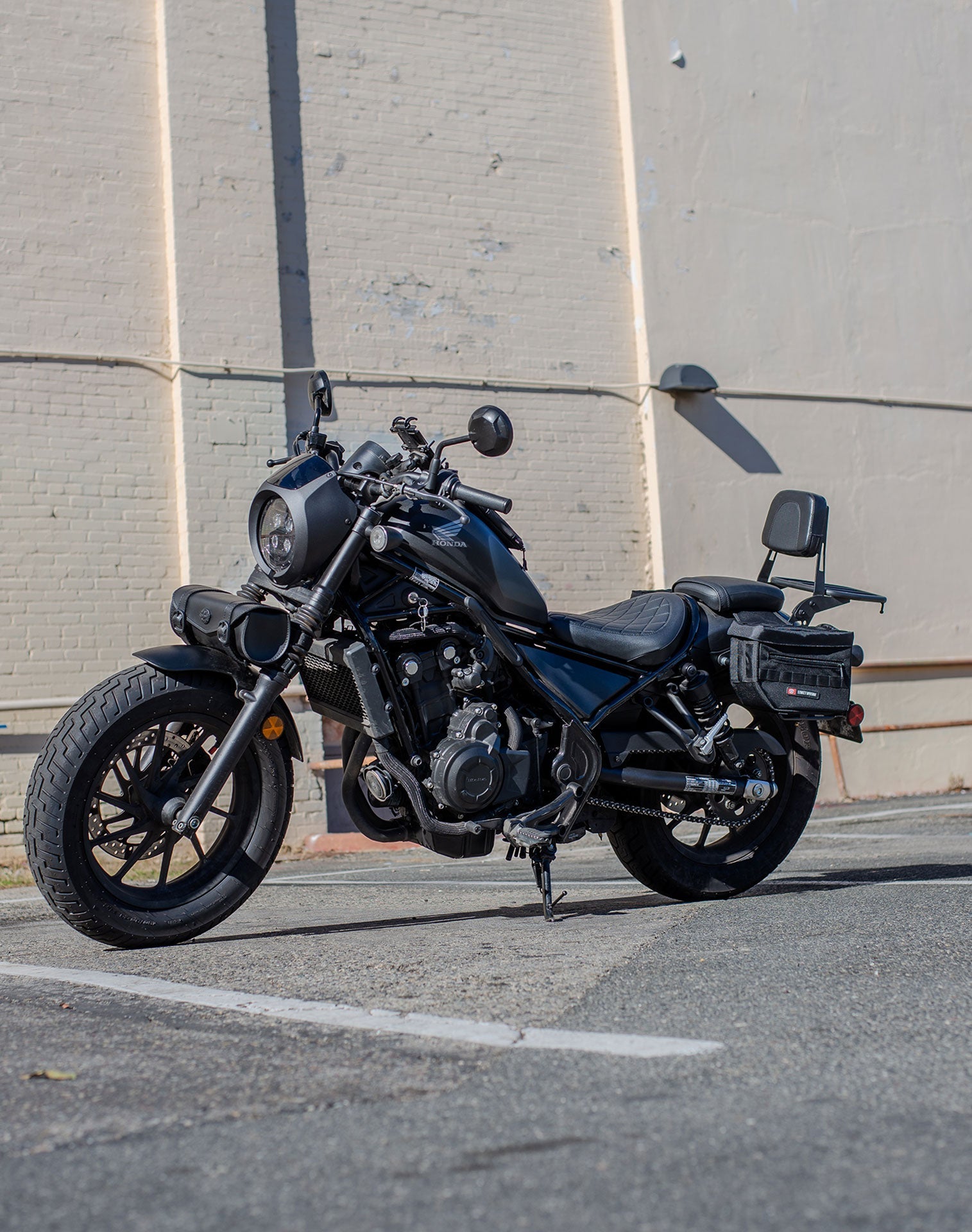 10L - Patriot Small Honda Rebel 300 Throw Over Alforjas