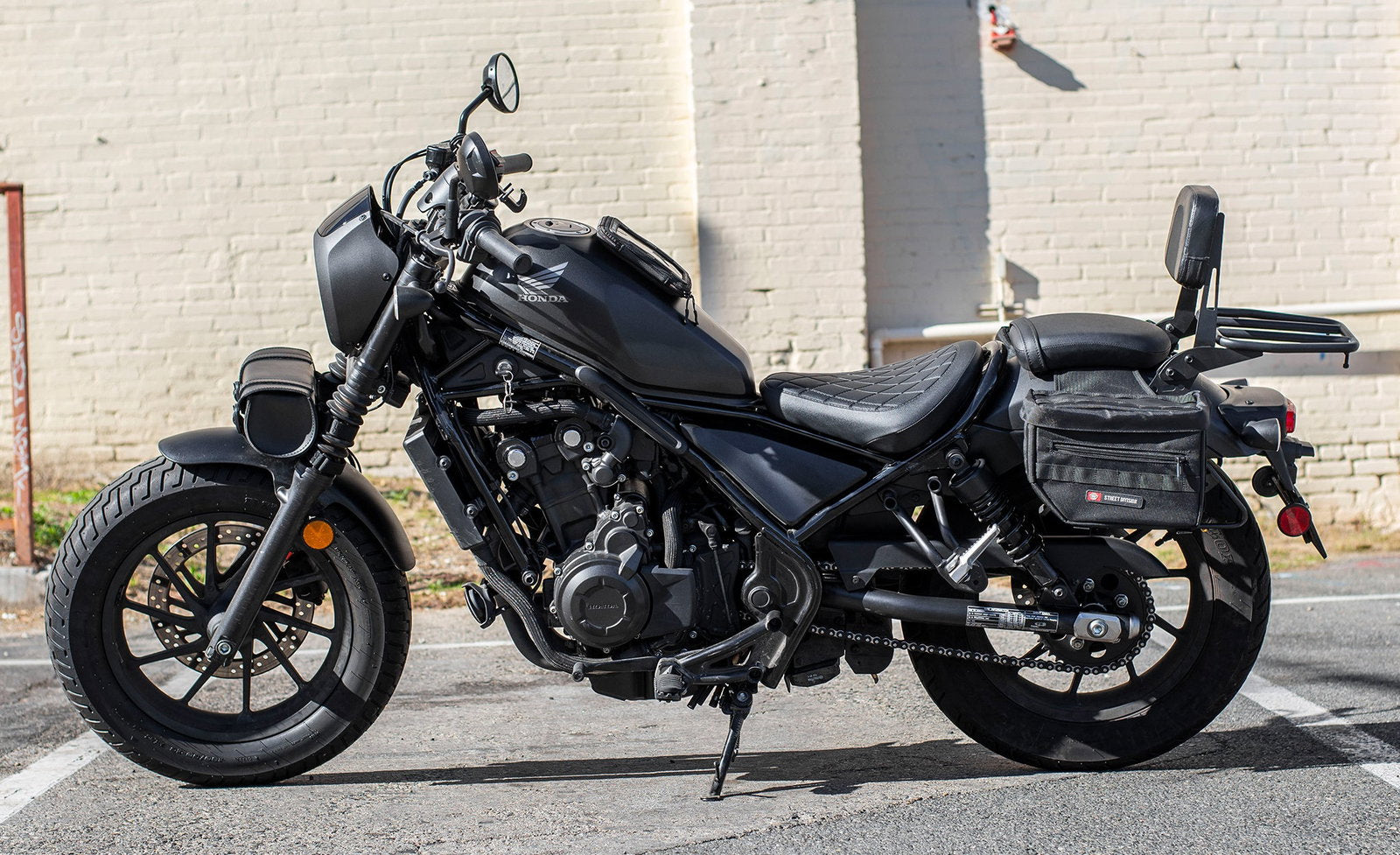 10L - Patriot Small Honda Rebel 500 Throw Over Alforjas
