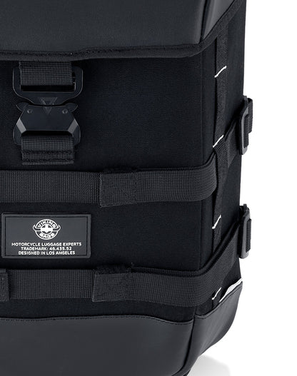 15L - Incognito Quick Mount Medium Solo Motocicleta Alforja (Left Only) para Harley Sportster 883 Custom XL883C/XLH883C