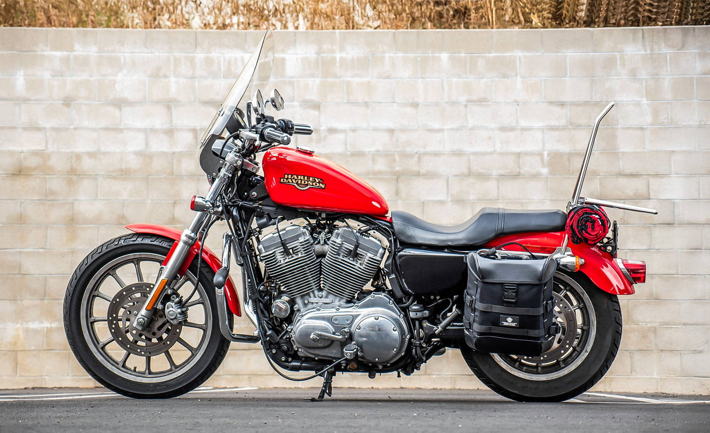 15L - Incognito Quick Mount Medium Solo Motocicleta Alforja (Left Only) para Harley Sportster 883 Low XL883L