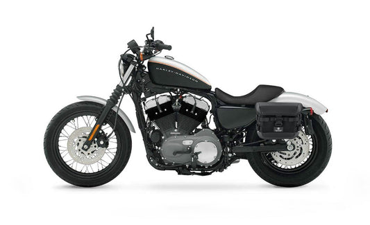 10L - Incognito Quick Mount Small Solo Motocicleta Alforja (Left Only) para Harley Sportster 1200 Nightster XL1200N