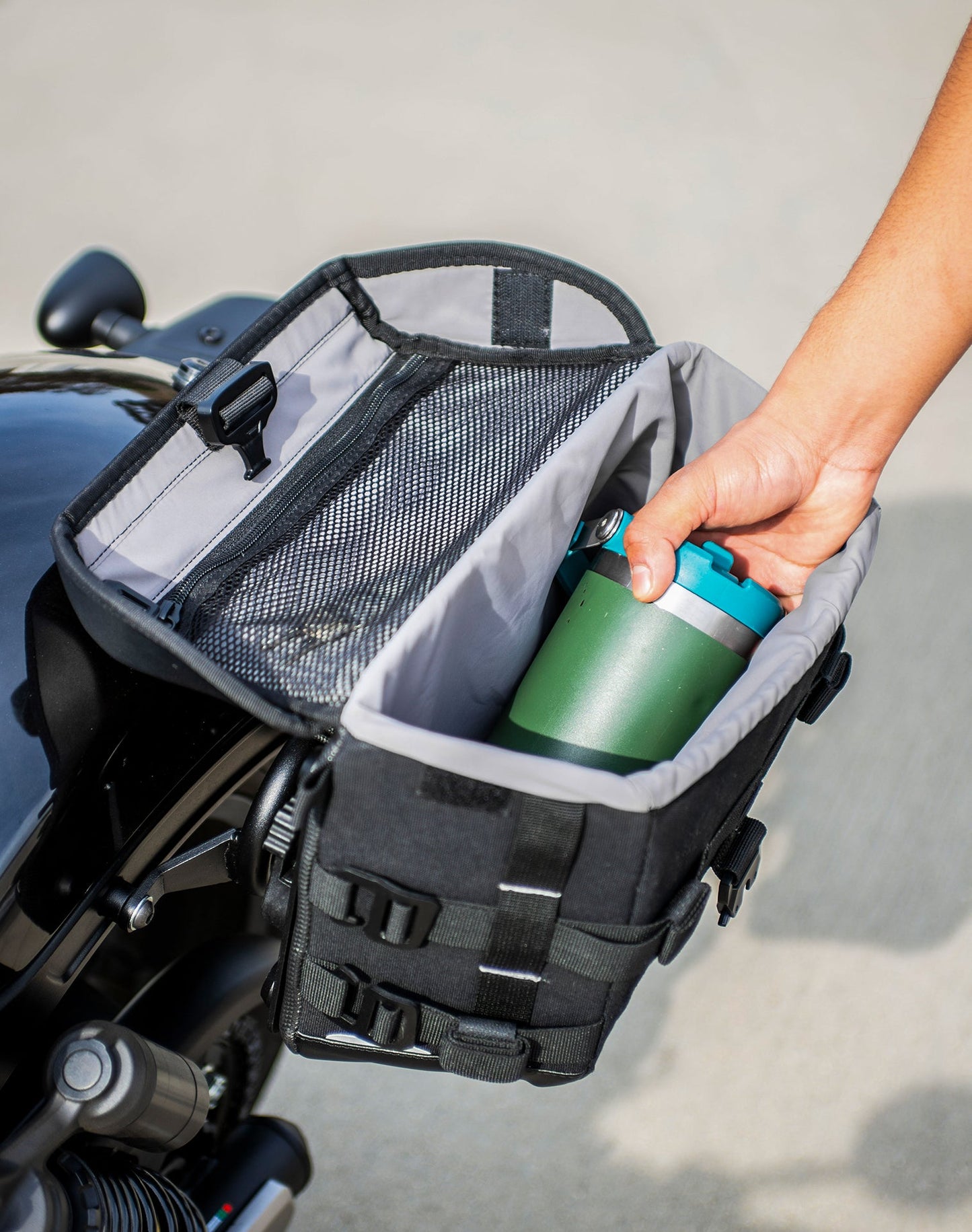 10L - Incognito Quick Mount Small Honda Rebel 1100 Solo Alforja (Left Only)