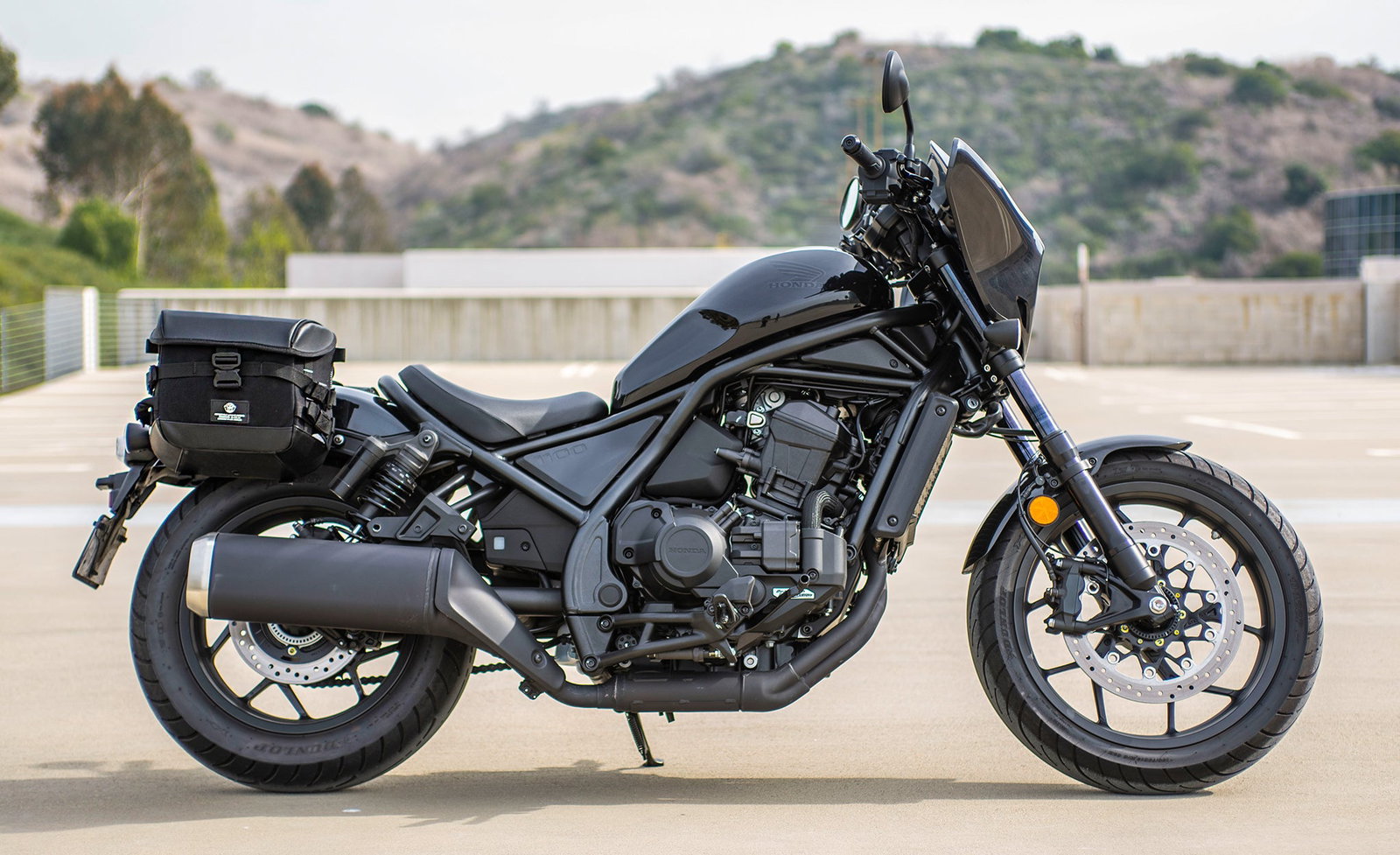 10L - Incognito Quick Mount Small Honda Rebel 1100 Solo Motocicleta Alforja (Right Only)
