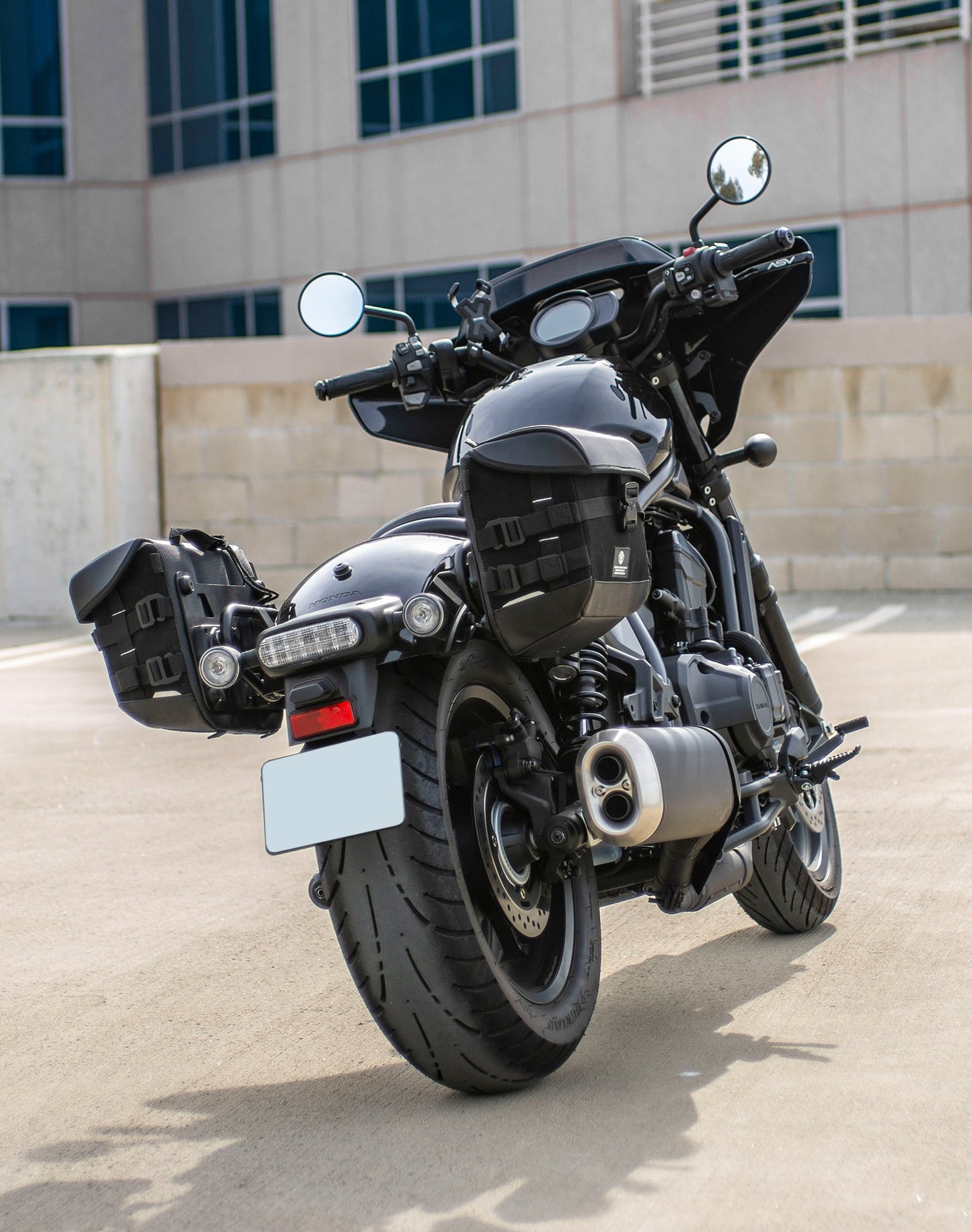 10L - Incognito Quick Mount Small Honda Rebel 1100 Solo Motocicleta Alforja (Right Only)