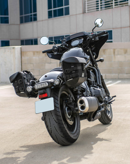10L - Incognito Quick Mount Small Honda Rebel 1100 Solo Motocicleta Alforja (Right Only)