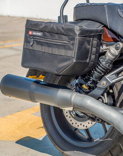 18L - Patriot Medium Honda Rebel 1100 Motocicleta Throw Over Alforjas