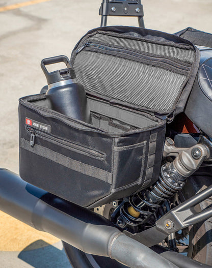 18L - Patriot Medium Honda Rebel 1100 Motocicleta Throw Over Alforjas