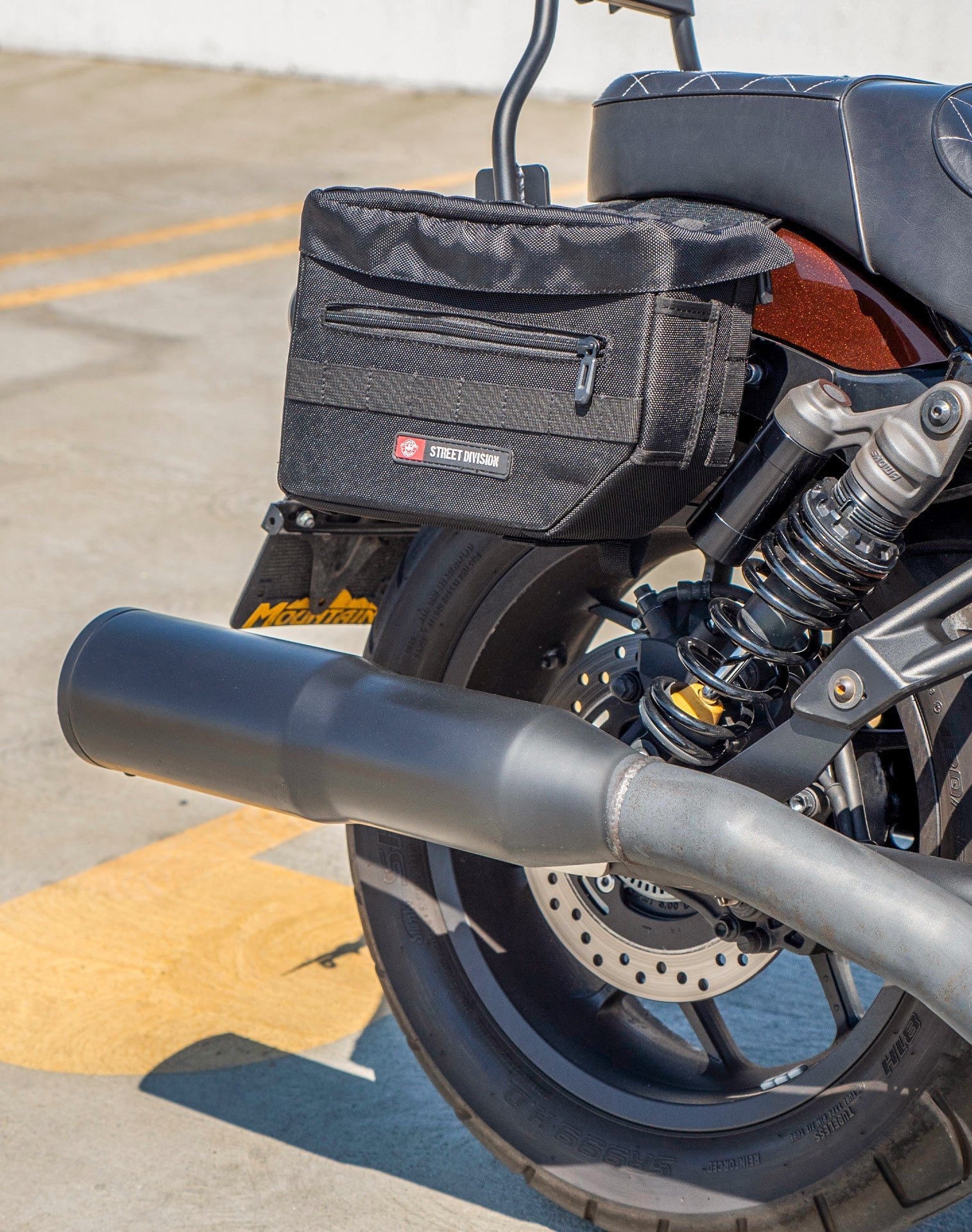 10L - Patriot Small Honda Rebel 1100 Motocicleta Throw Over Alforjas
