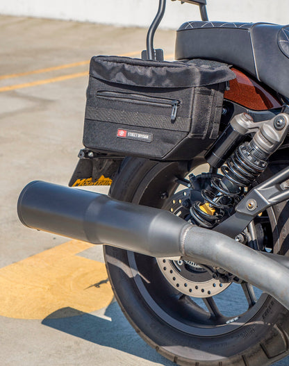 10L - Patriot Small Honda Rebel 1100 Motocicleta Throw Over Alforjas