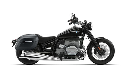 40L - Lamellar Raven Extra Large BMW R18 Matte Motocicleta Hard Alforjas