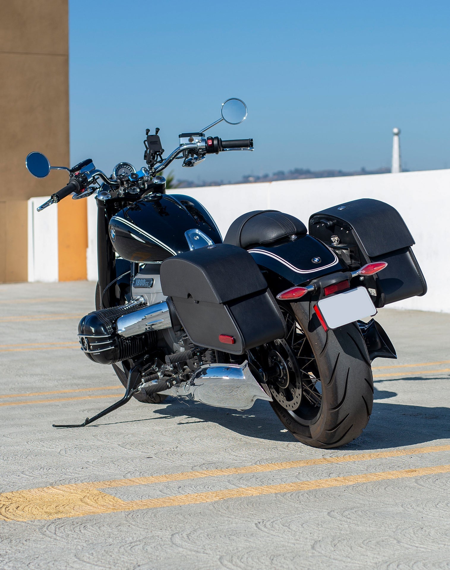 28L - Panzer Medium Hard Mount BMW R18 Motocicleta Alforjas