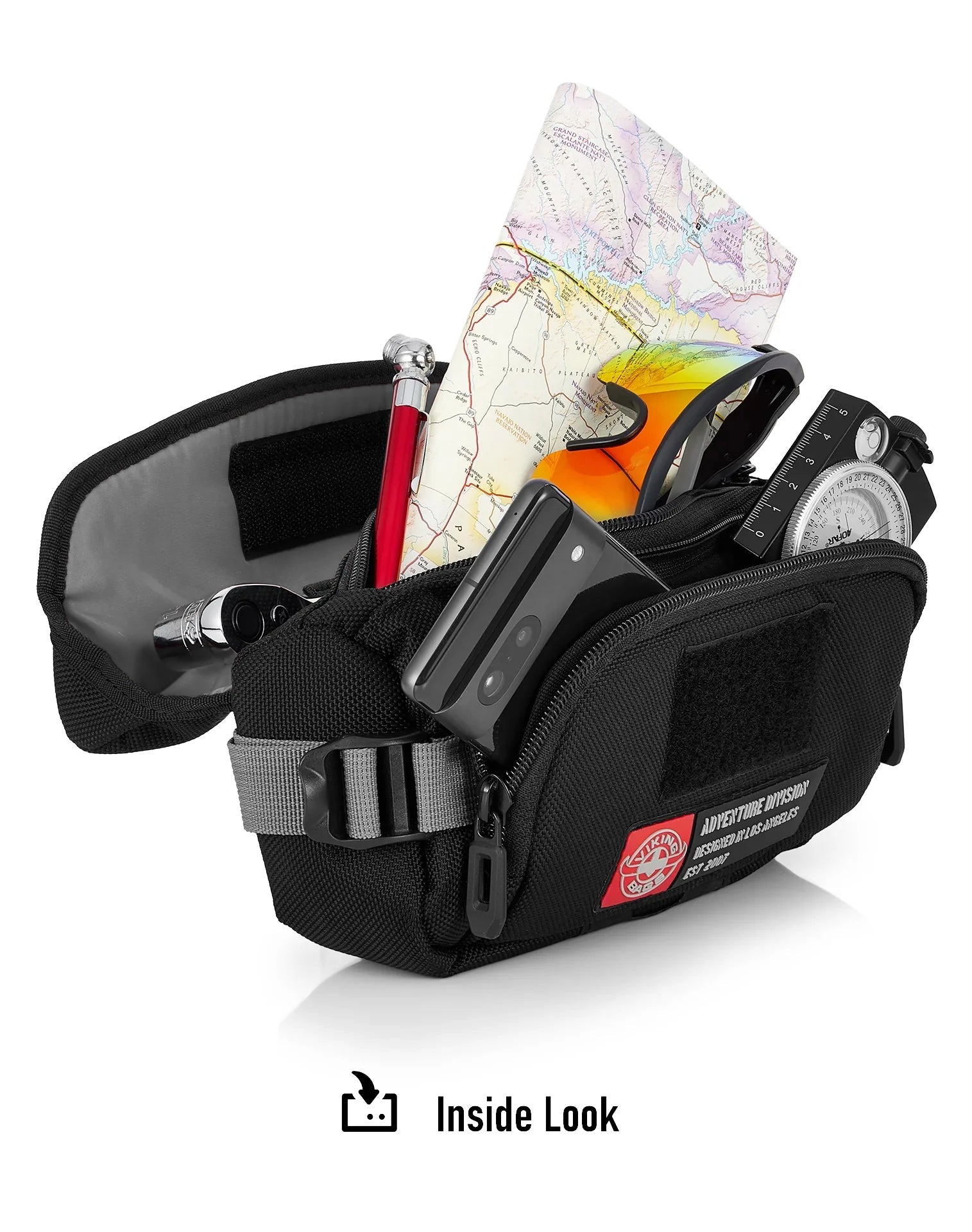1L - Explorer Bolsa para manubrio para Adventure Touring Motocicleta