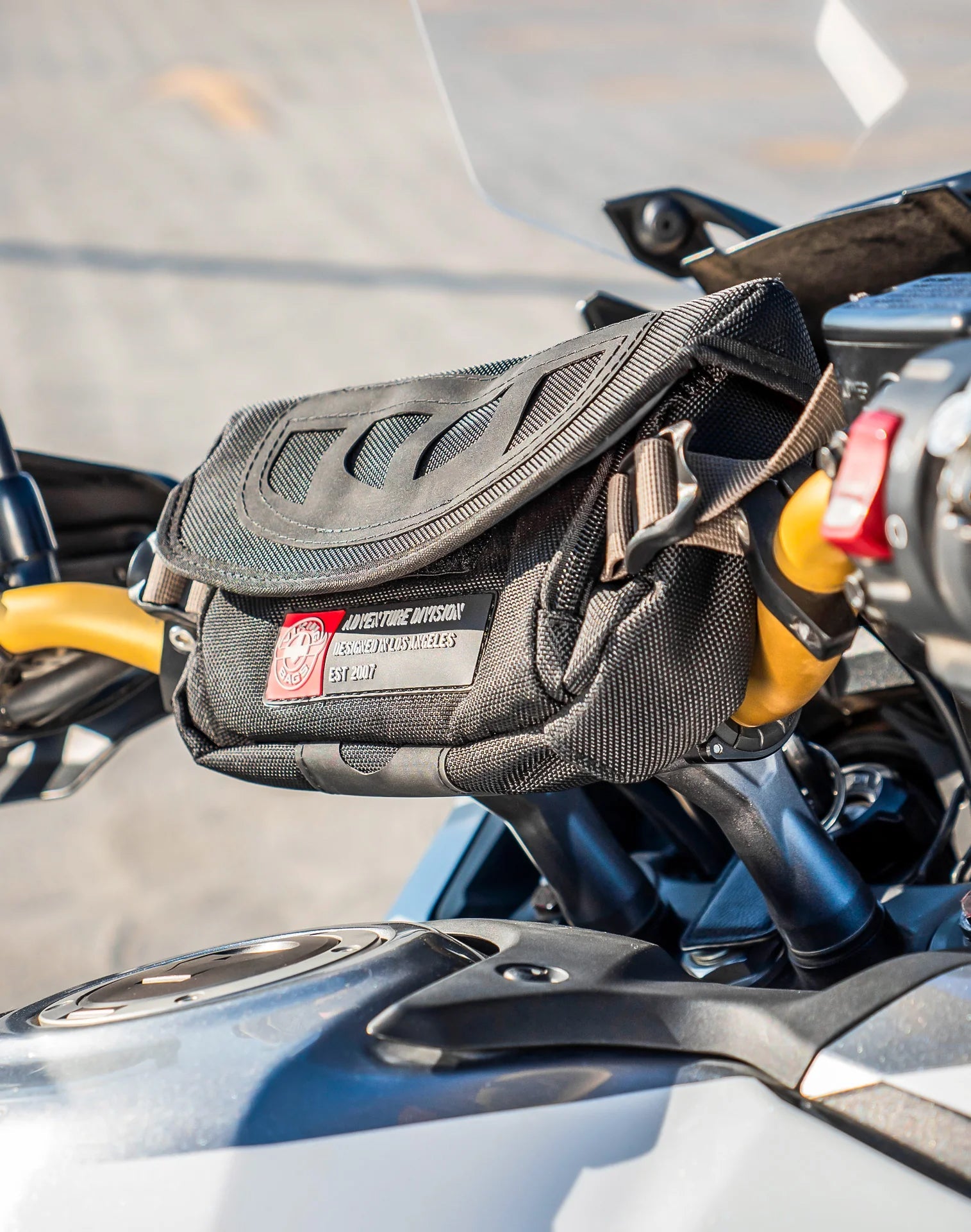 1L - Explorer Bolsa para manubrio para Adventure Touring Motocicleta