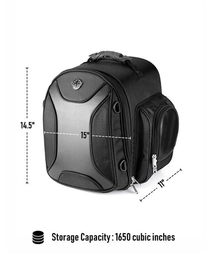 27L - Dagr Large BMW Motocicleta Bolsa para Sissy bar