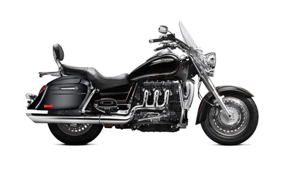 44L - Lamellar Stallion Extra Large Triumph Rocket III Touring Painted Motocicleta Hard Alforjas
