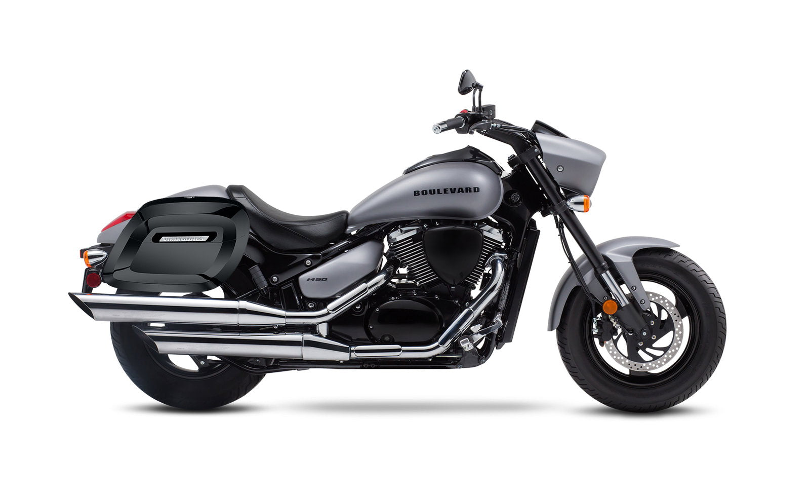 40L - Lamellar Raven Extra Large Suzuki Boulevard M50 VZ800 Painted Motocicleta Hard Alforjas