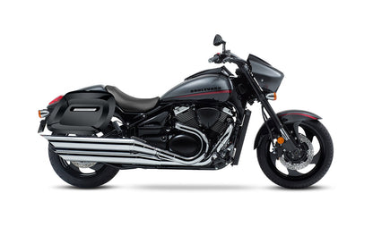40L - Lamellar Raven Extra Large Suzuki Boulevard M90 VZ1500 Painted Motocicleta Hard Alforjas