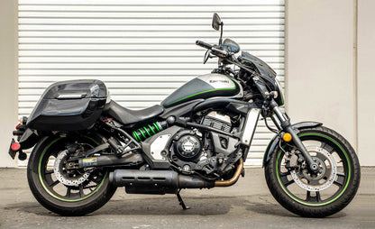 40L - Lamellar Raven Extra Large Kawasaki Vulcan S VN650 Painted Motocicleta Hard Alforjas