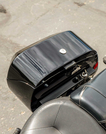 40L - Lamellar Raven Extra Large Kawasaki Vulcan S VN650 Painted Motocicleta Hard Alforjas