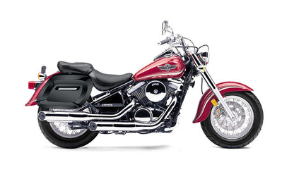 40L - Lamellar Raven Extra Large Kawasaki Vulcan 800 Classic Painted Motocicleta Hard Alforjas