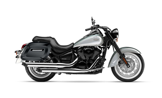 40L - Lamellar Raven Extra Large Kawasaki Vulcan 900 Classic VN900 Painted Motocicleta Hard Alforjas