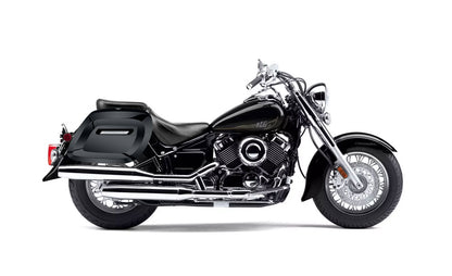 40L - Lamellar Raven Extra Large Yamaha V Star 650 Classic XVS65A Painted Motocicleta Hard Alforjas