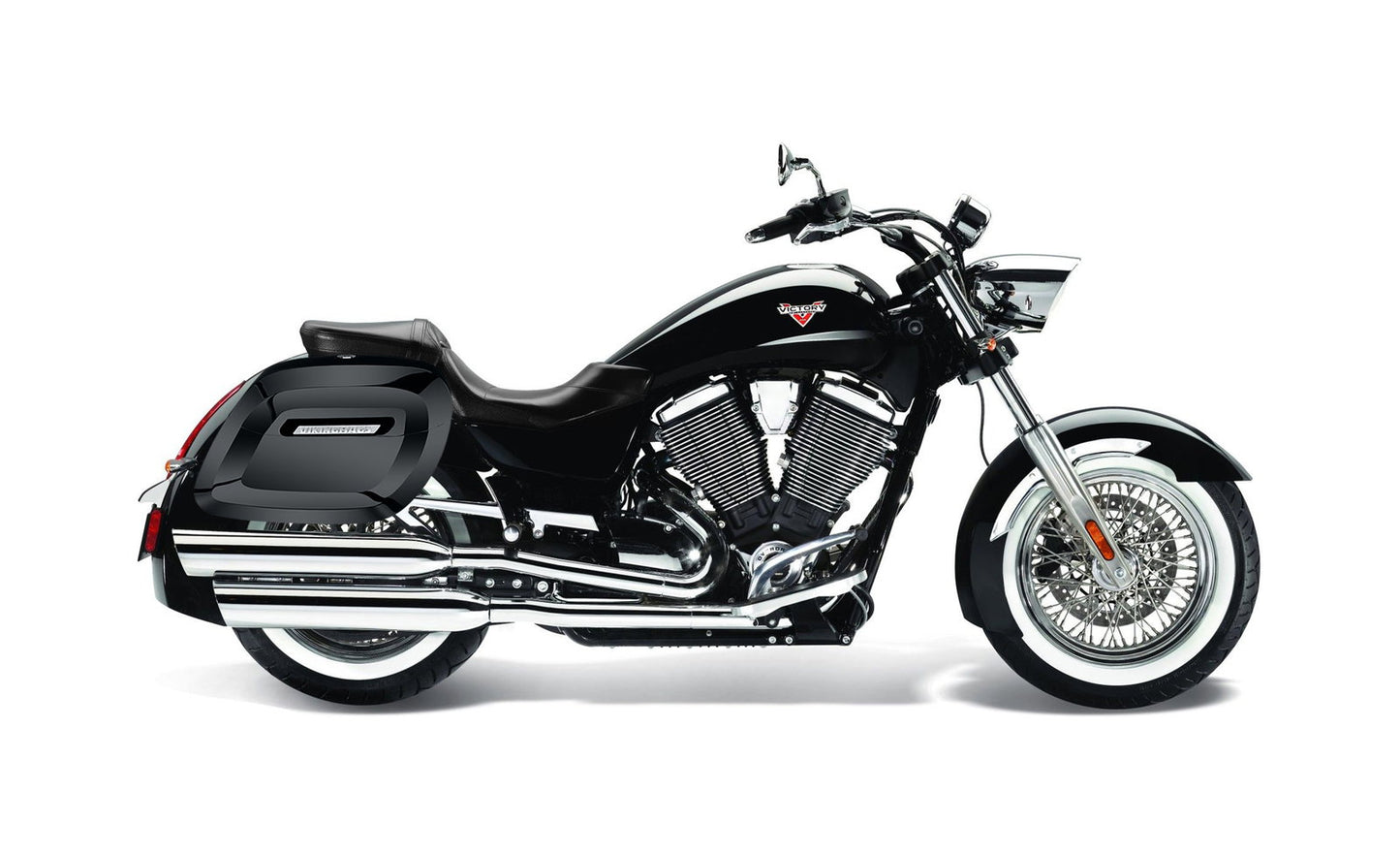 40L - Lamellar Raven Extra Large Victory Boardwalk Painted Motocicleta Hard Alforjas