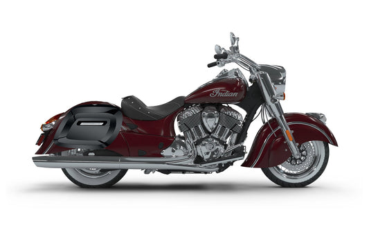40L - Lamellar Raven Extra Large Indian Chief Classic Painted Motocicleta Hard Alforjas