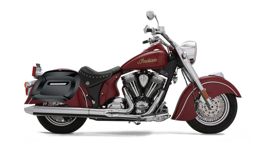 40L - Lamellar Raven Extra Large Indian Chief Deluxe Painted Motocicleta Hard Alforjas