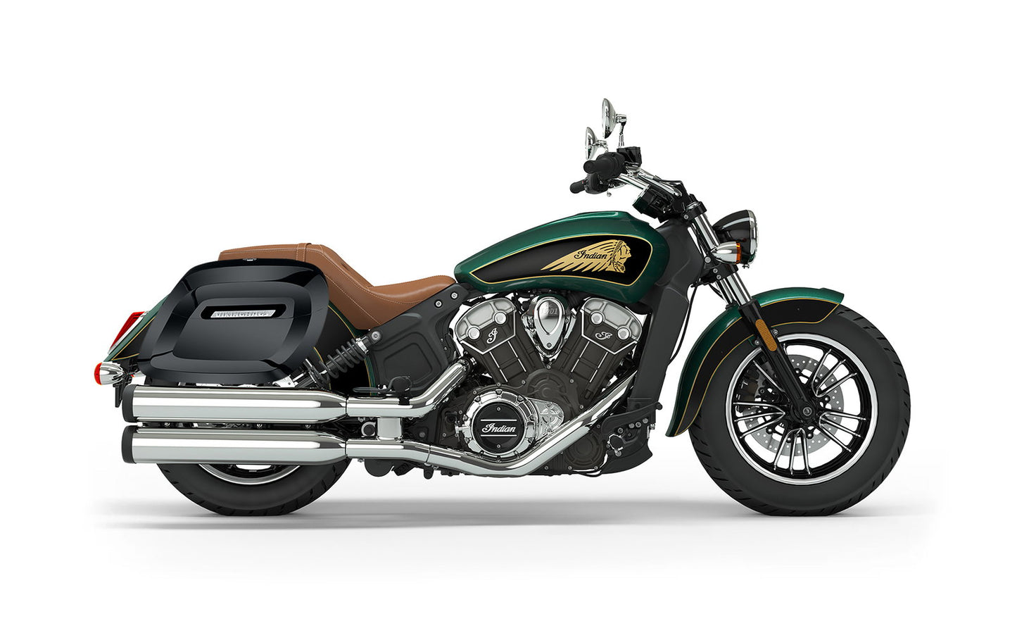 40L - Lamellar Raven Extra Large Indian Scout Painted Motocicleta Hard Alforjas