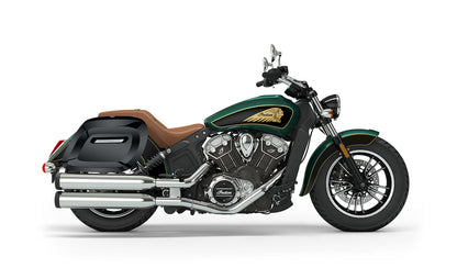 40L - Lamellar Raven Extra Large Indian Scout Painted Motocicleta Hard Alforjas