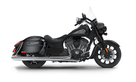44L - Lamellar Stallion Extra Large Indian Springfield Darkhorse Painted Motocicleta Hard Alforjas