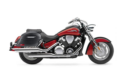 44L - Lamellar Stallion Extra Large Honda VTX 1800 R (Retro) Matte Motocicleta Hard Alforjas