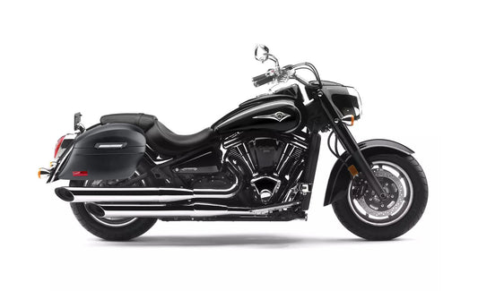 44L - Lamellar Stallion Extra Large Kawasaki Vulcan 2000 VN2000 Matte Motocicleta Hard Alforjas