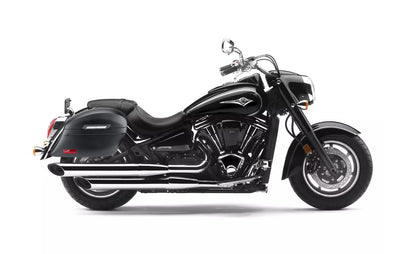 44L - Lamellar Stallion Extra Large Kawasaki Vulcan 2000 VN2000 Matte Motocicleta Hard Alforjas