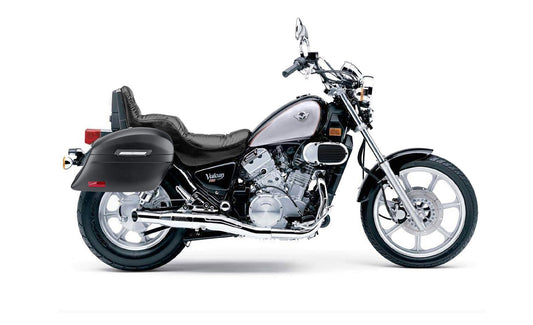 44L - Lamellar Stallion Extra Large Kawasaki Vulcan 750 VN750 Matte Motocicleta Hard Alforjas