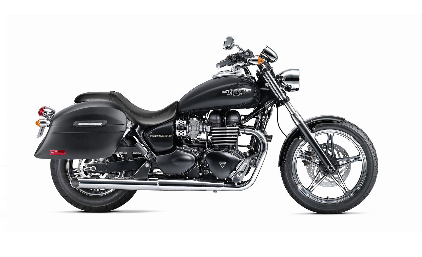 44L - Lamellar Stallion Extra Large Triumph Speedmaster (2003-17) Matte Hard Alforjas