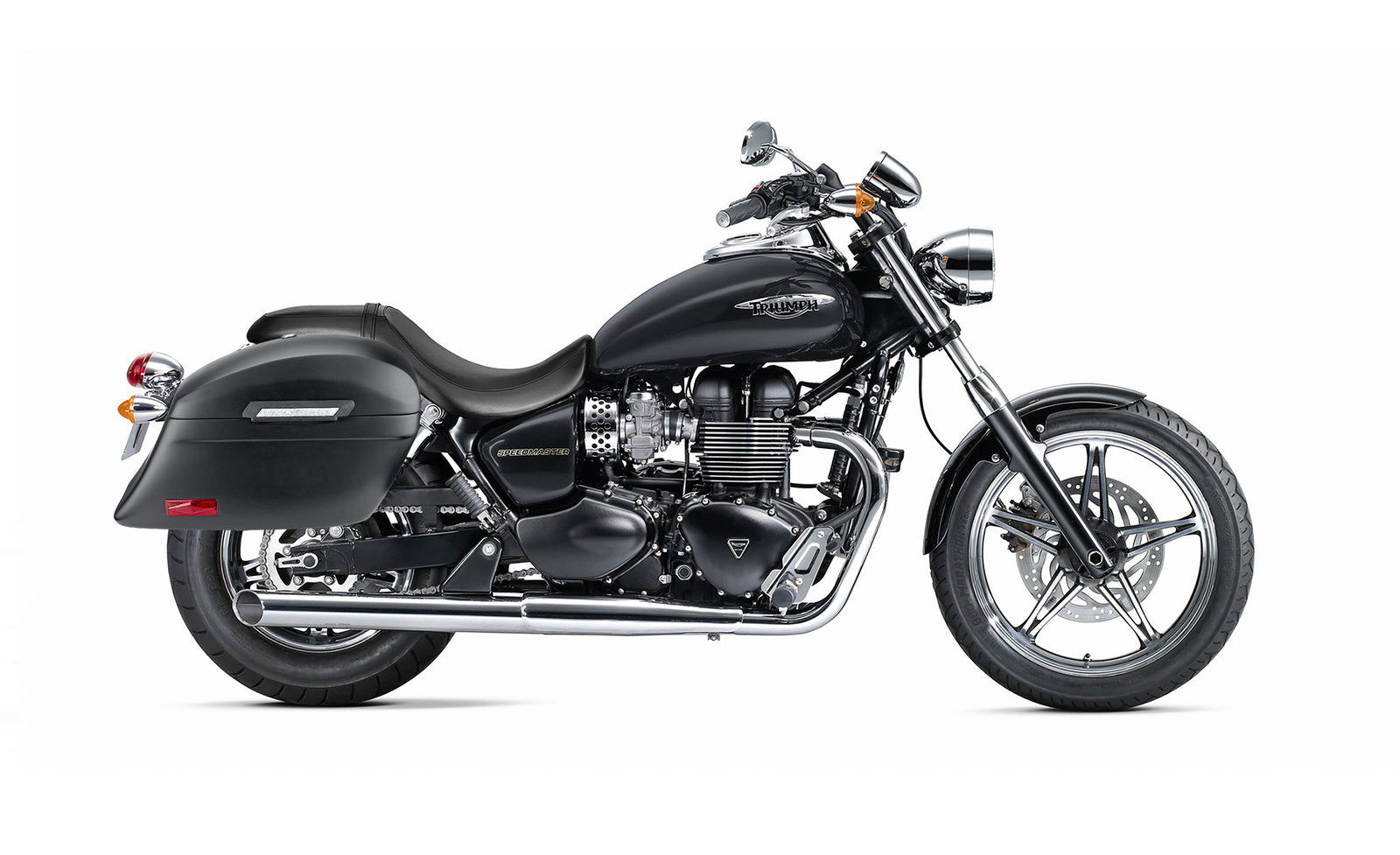 44L - Lamellar Stallion Extra Large Triumph Speedmaster (2003-17) Matte Hard Alforjas