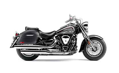 44L - Lamellar Stallion Extra Large Yamaha Road Star S Midnight Matte Motocicleta Hard Alforjas