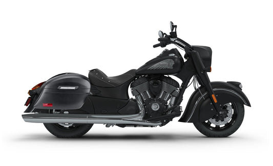 44L - Lamellar Stallion Extra Large Indian Chief Darkhorse Matte Motocicleta Hard Alforjas