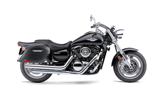 44L - Lamellar Stallion Extra Large Suzuki Boulevard M95 VZ1600 Matte Motocicleta Hard Alforjas