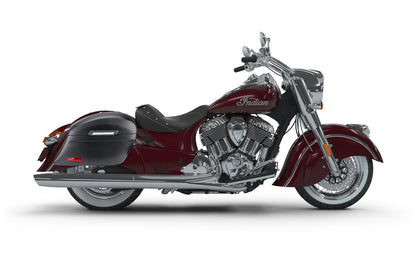 44L - Lamellar Stallion Extra Large Indian Chief Classic Matte Motocicleta Hard Alforjas