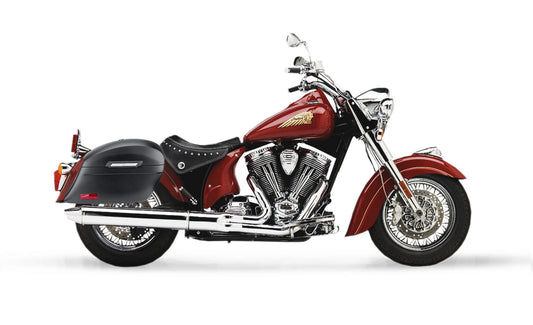 44L - Lamellar Stallion Extra Large Indian Chief Standard Matte Motocicleta Hard Alforjas
