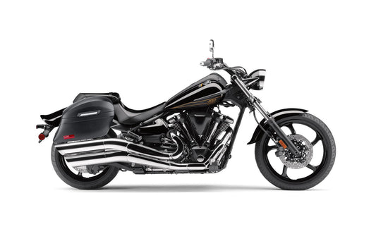 44L - Lamellar Stallion Extra Large Yamaha Raider Matte Motocicleta Hard Alforjas