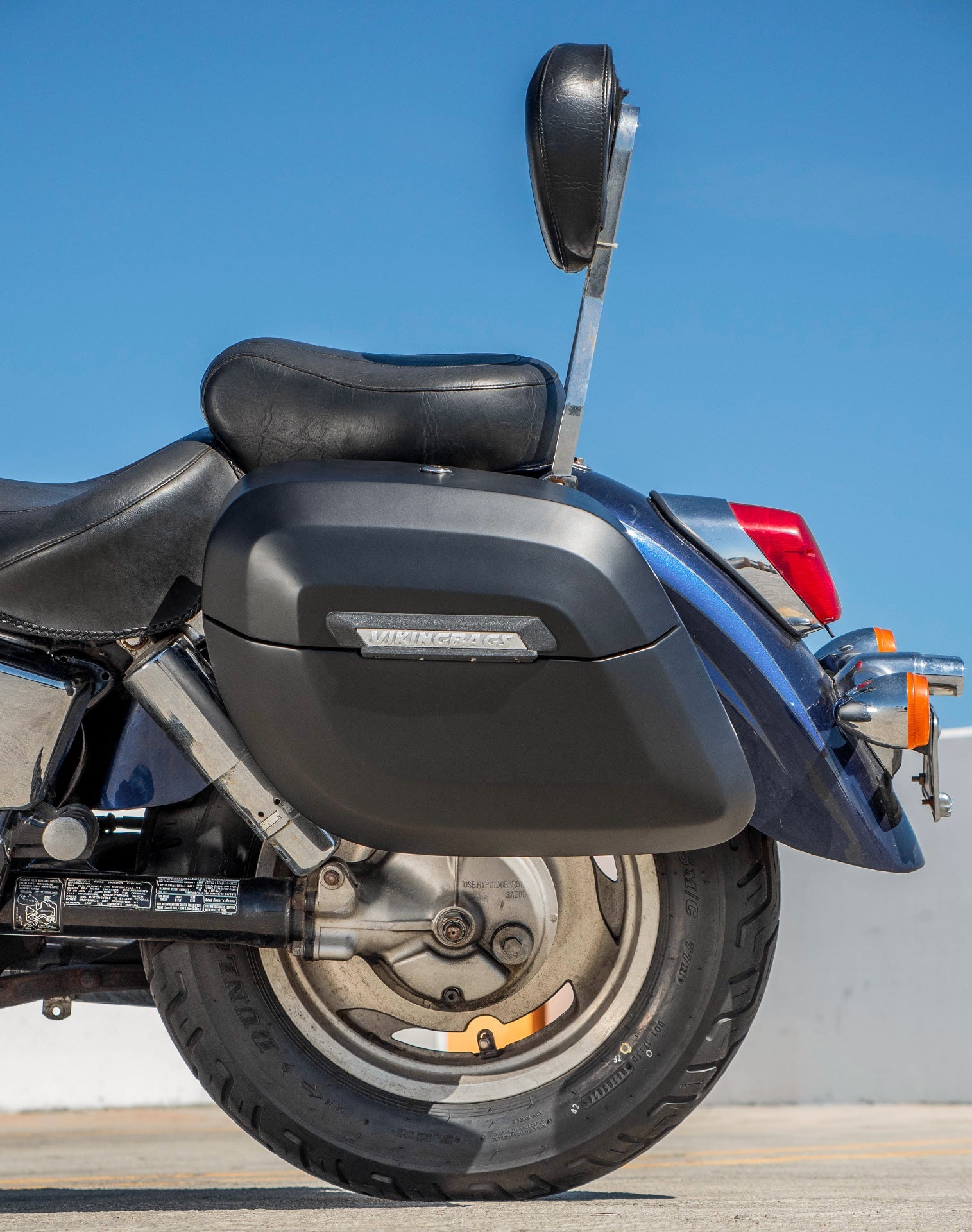 36L - Lamellar Raven Extra Large Honda Shadow 1100 Sabre Shock Cutout Matte Motocicleta Hard Alforjas