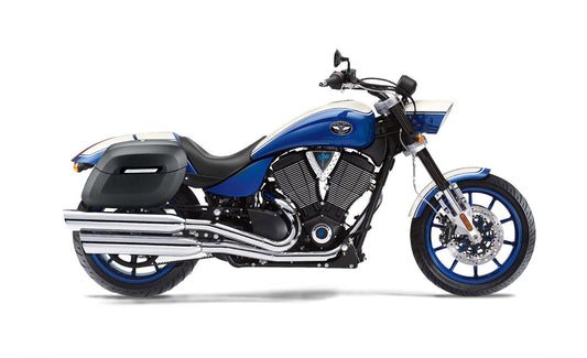 40L - Lamellar Raven Extra Large Victory Hammer Matte Motocicleta Hard Alforjas