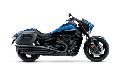 40L - Lamellar Raven Extra Large Suzuki Boulevard M109 VZR1800 Matte Motocicleta Hard Alforjas